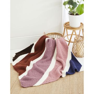 Knitting Pattern Download Cosy Blanket in Bonus Super Chunky 10619 One Size