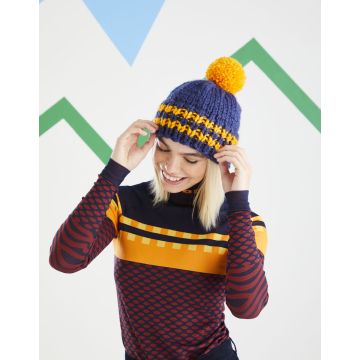 Knitting Pattern Download Pom Pom Hats in Bonus Super Chunky 10625 One Size