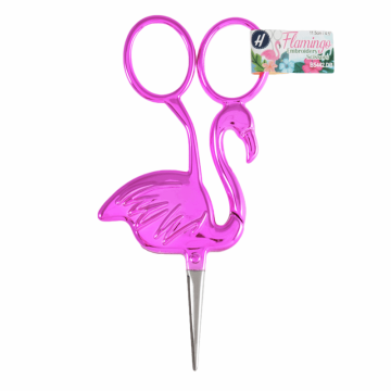 Flamingo Scissor Display Pink 11.5cm 4in