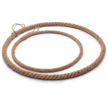 Rope Ring Natural 25cm