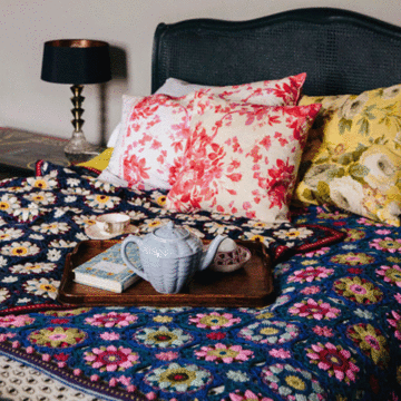 Janie Crow Summer Palace Crochet Blanket in Stylecraft Life DK