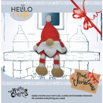 Christmas Jingle The Gnome Crochet Kit 300 x 190 x 90