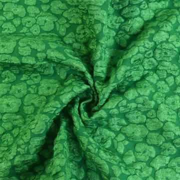 Pebbles Jacquard Fabric Green 150cm