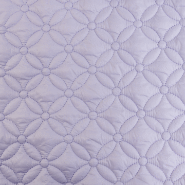 Flower Quilted Fabric 09 Lilac 135cm