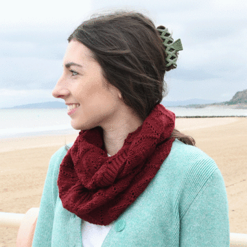 Entwine Cowl Knitting Pattern Kit in WoolBox Imagine Classic DK - By Kelly Menzies