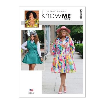 Know Me Sewing Pattern 2006 (Y5) Misses' Dresses by The Corny Rainbow 18-26