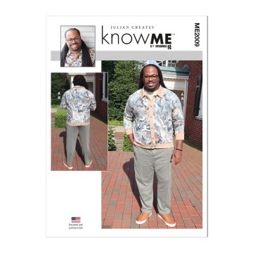 Know Me Sewing Pattern 2009 (AA) Men's Button Up Top & Pants by Julian Creates 34-42