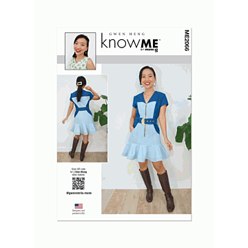 Know Me Sewing Pattern 2066 (H5) Misses Dress by Gwen Heng  6-14