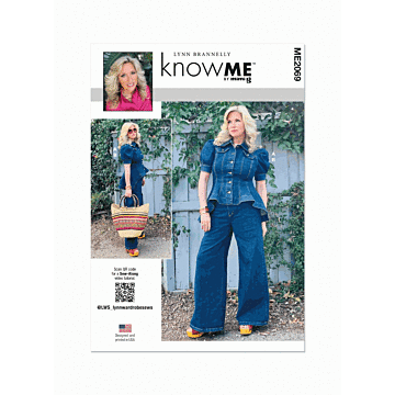 Know Me Sewing Pattern 2069 (K5) Misses Top by Lynn Brannelly  8-16