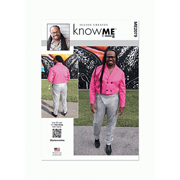 Know Me Sewing Pattern 2079 (AA) Mens Shirt by Julian Creates  38-46