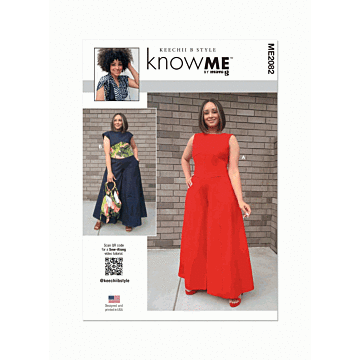 Know Me Sewing Pattern 2082 (AA) Misses Jumpsuits by Keechii B  10-18