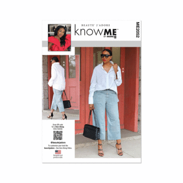 Know Me Sewing Pattern 2052 (K5) Misses' Shirt and Pants by Beaute' J'adore  8-10-12-14-16
