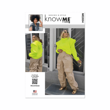Know Me Sewing Pattern 2054(M1) Misses' & Women's Sweatshirt-Keechii B Style  10-12-14-16-18