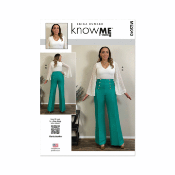 Know Me Sewing Pattern 2043 (H5) Misses’ Bodysuits and Pants  6-8-10-12-14