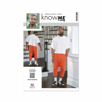 Know Me Sewing Pattern 2048 (AA) Men's Knit Top and Joggers  34-36-38-40-42