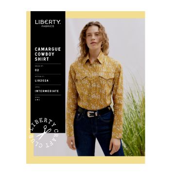 Liberty Sewing Pattern 202a - Camargue Cowboy Shirt S-L  S-L