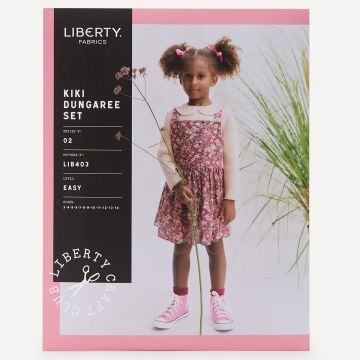Liberty Sewing Pattern 403 - Kiki Dungaree Set 3-6 7-14  3-6 7-14
