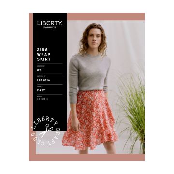 Liberty Sewing Pattern 601a - Zina Wrap Skirt 6-14  6-14