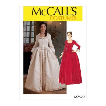 McCalls Sewing Pattern 7965 (A5) - Misses Costume 6-14 M7965A5 6-14