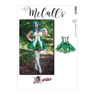 McCalls Sewing Pattern Misses Costume M8075A5 6-14