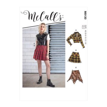 McCalls Sewing Pattern 8130 (E5) - Misses Costume 14-22 M8130E5 14-22