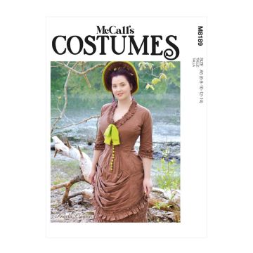 McCalls Sewing Pattern 8189 (A5) - Misses Dress 6-14 M8189A5 6-14