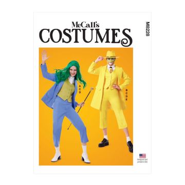 McCalls Sewing Pattern 8228 (R5) - Misses Costume 14-22 M8228R5 14-22