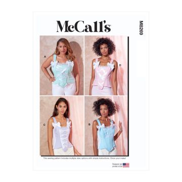 McCalls Sewing Pattern 8269 (A5) - Misses Corsets 6-14 M8269A5 6-14