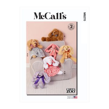 McCalls Sewing Pattern 8270 (OS) - Bunny & Dresses One Size M8270OS One Size