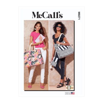 McCalls Sewing Pattern 8271 (OS) - Totes & Pouches One Size M8271OS One Size