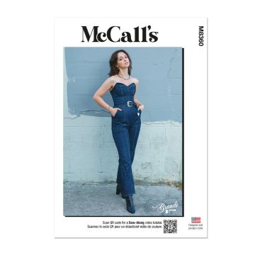 McCall's Sewing Pattern M8360 (F5) Misses Jumpsuit by Brandi Joan  16-24