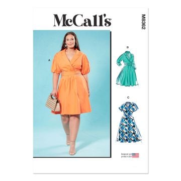 McCall's Sewing Pattern M8362 (W2) Women's Dress  20W-28W