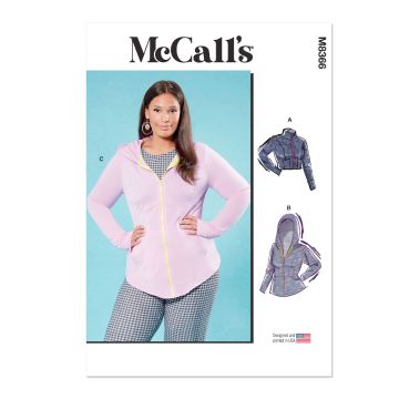 McCall's Sewing Pattern M8366 (W2) Women's Knit Corset Jacket  20W-28W