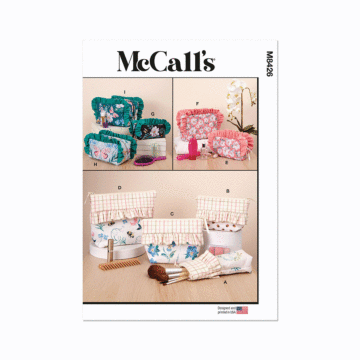 McCall's Sewing Pattern 8426 (OS) Zipper Cases  ONE SIZE