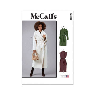 McCall's Sewing Pattern 8438 (D5) Misses' Coats and Vest  4-6-8-10-12