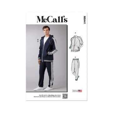 McCall's Sewing Pattern 8441 (AA) Men's Jacket and Pants  34-36-38-40-42