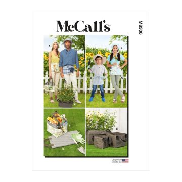 McCalls Sewing Pattern 8300 (A) - Garden Items One Size M8300A One Size