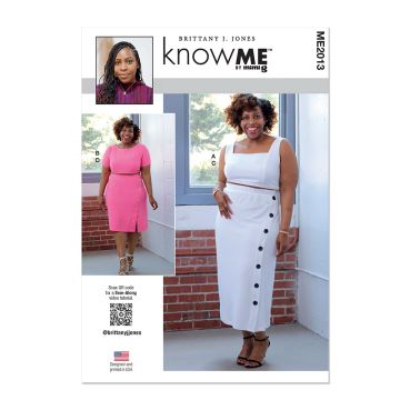 Know Me Sewing Pattern 2013 (M1) Top & Skirt by Brittany J.Jones  10-18