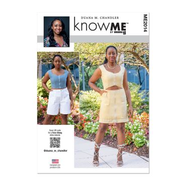 Know Me Sewing Pattern 2014 (K5) Dress, Top & Shorts by Duana M.  8-16