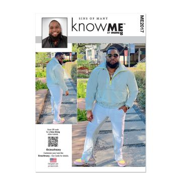 Know Me Sewing Pattern 2017 (AA) Mens Jacket Pants by Sins of Many  34-42