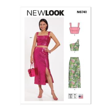 New Look Sewing Pattern 6741 (N) - Misses Two Piece Dresses 6-18 6741 6-18