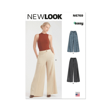 New Look Sewing Pattern 6769 Misses' and Misses' Petite Pants  10-12-14-16-18-20-22