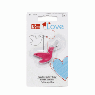 Prym Love Pink Birdy Needle Threader Pink 1pc
