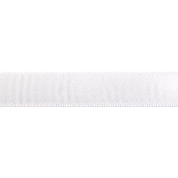 Reel of Satin Ribbon Code C White 50mm x 4m