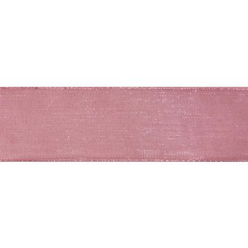 Reel of Organdie Ribbon Code A Baby Pink 12mm x 6m