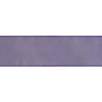 Reel of Organdie Ribbon Code A Lilac 12mm x 6m