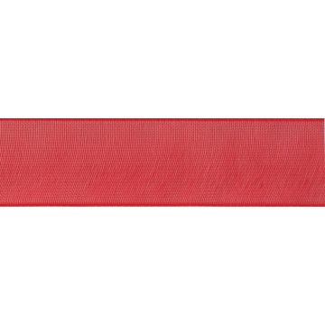 Reel of Organdie Ribbon Code A Red 20mm x 5m