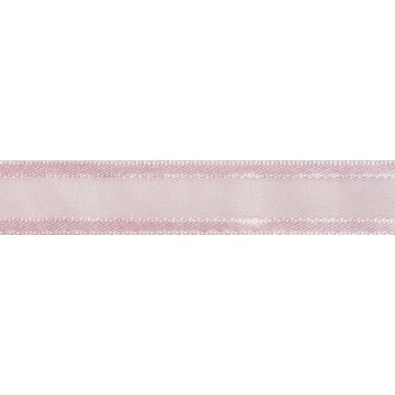 Reel of Organdie Ribbon with Satin Edge Code B Baby Pink 12mm x 5m