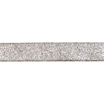Reel of Metallic Ribbon Code B Silver 13mm x 5m
