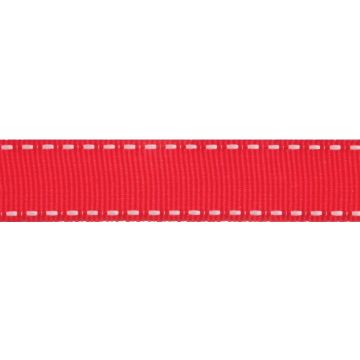 Reel of Grosgrain Ribbon Code A Red 6mm x 5m